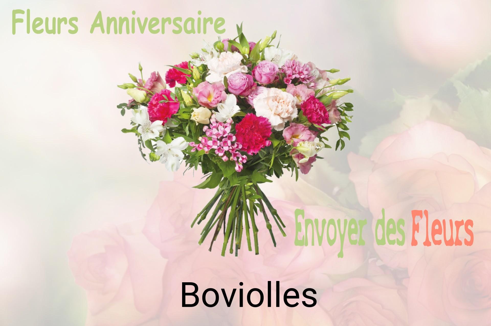 Bouquet de fleurs d’anniversaire livré à Boviolles