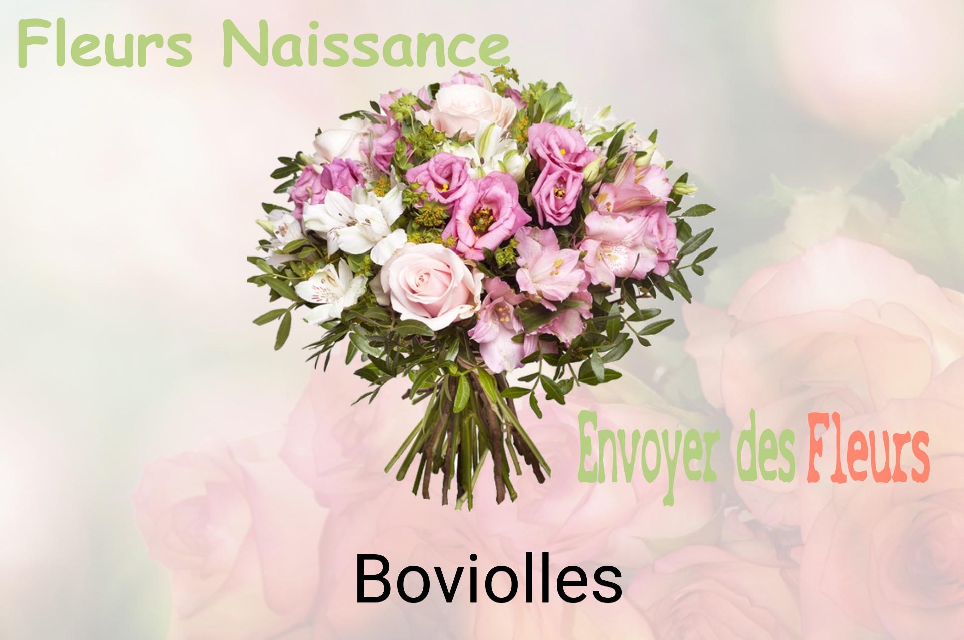 Bouquet de fleurs de naissance livré à Boviolles